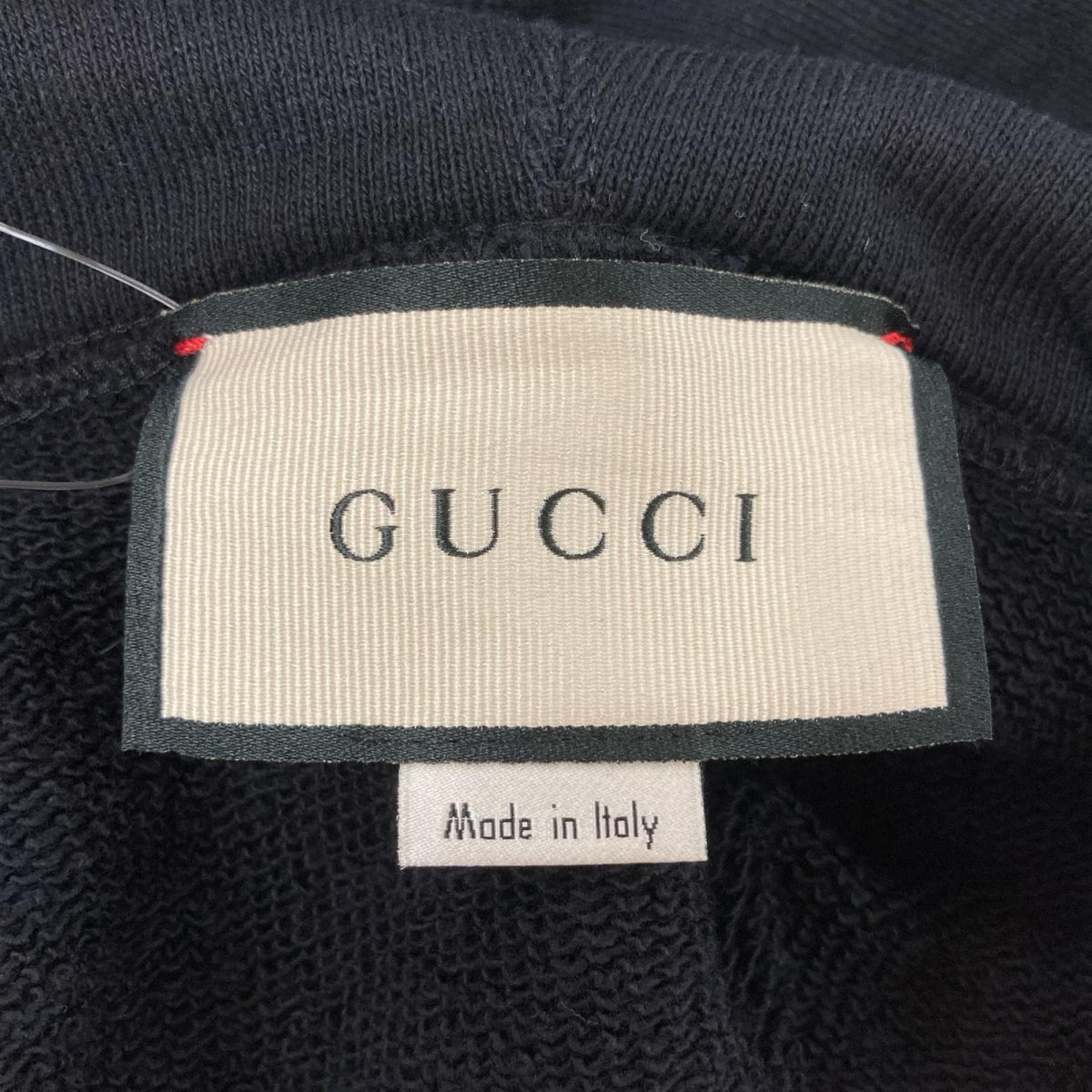 GUCCI グッチ 626989 ブラック シェリーライン ロゴプリントパーカー トップス