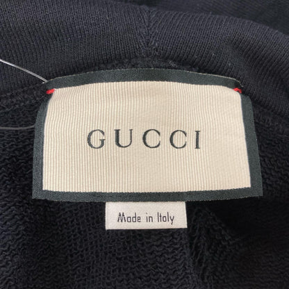 GUCCI グッチ 626989 ブラック シェリーライン ロゴプリントパーカー トップス