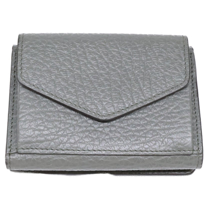 Maison margiela メゾンマルジェラ 【美品】25AW 11 S36UI0416 P4455 4ステッチ グレイニーレザー 三つ折り ウォレット 三つ折り財布（小銭入れあり）