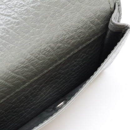 Maison margiela メゾンマルジェラ 【美品】25AW 11 S36UI0416 P4455 4ステッチ グレイニーレザー 三つ折り ウォレット 三つ折り財布（小銭入れあり）