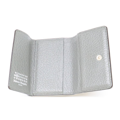 Maison margiela メゾンマルジェラ 【美品】25AW 11 S36UI0416 P4455 4ステッチ グレイニーレザー 三つ折り ウォレット 三つ折り財布（小銭入れあり）