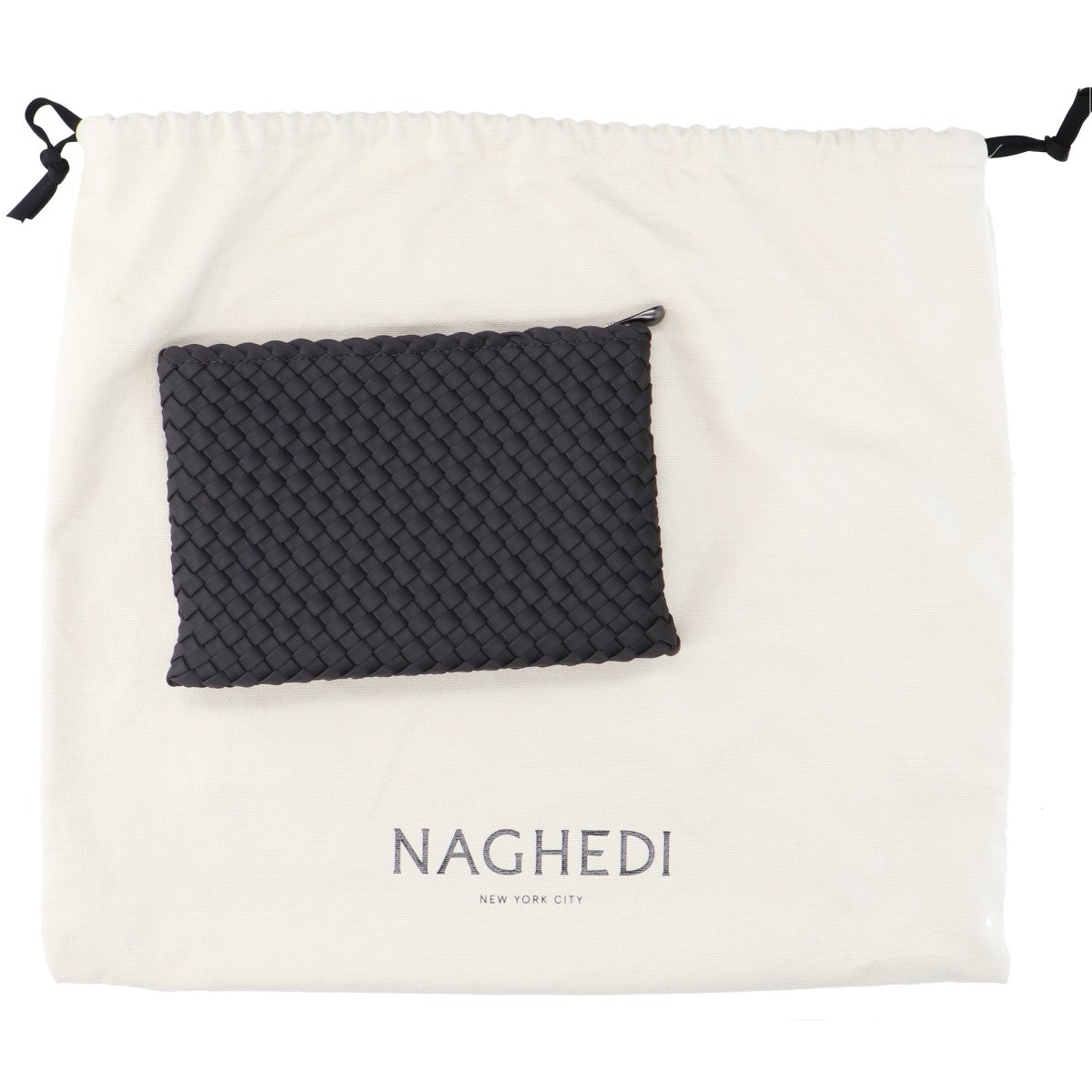 NAGHEDI ナゲディ 【美品】SN04023 NOMAD MEDIUM HOBO DOUBLE WEAVE ノマド ミディアム ホーボー ダブルウィーブ ショルダーバッグ