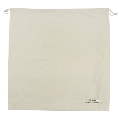 SLOW スロウ 美品 コットンブレンド/カーフ Cruiser-Tote Bag L トートバッグ メンズ ベージュ×ブラウン 858S98S トートバッグ