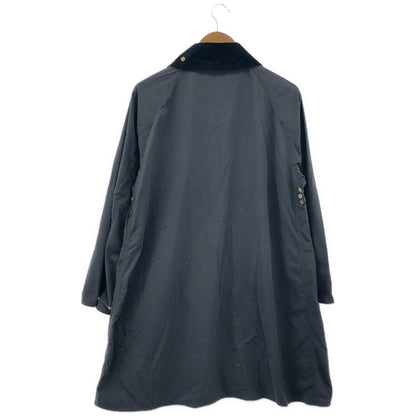 Barbour バブアー 2201243 グレー ナイロン 襟コーデュロイ ステンカラーコート トップス