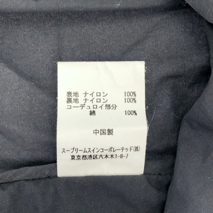 Barbour バブアー 2201243 グレー ナイロン 襟コーデュロイ ステンカラーコート トップス