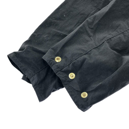 Barbour バブアー 2201243 グレー ナイロン 襟コーデュロイ ステンカラーコート トップス