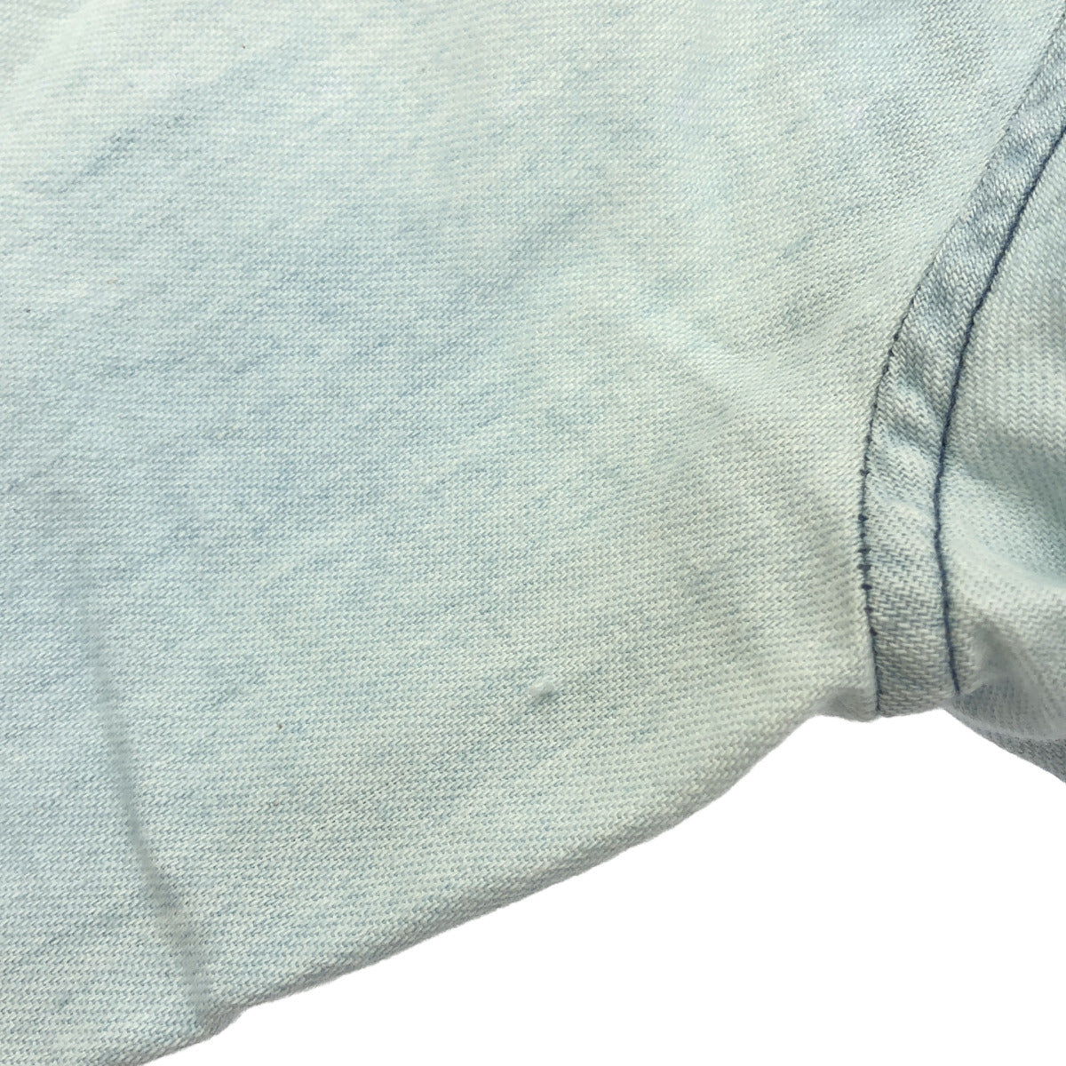 MADISON BLUE マディソンブルー ライトブルー コットン 長袖 ボタンデニムシャツ トップス