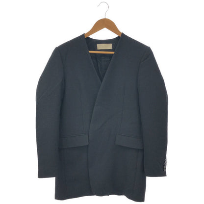 Plage プラージュ 24AW 24010922101030 ブラック カシミヤ混 Collarless Big ジャケット トップス