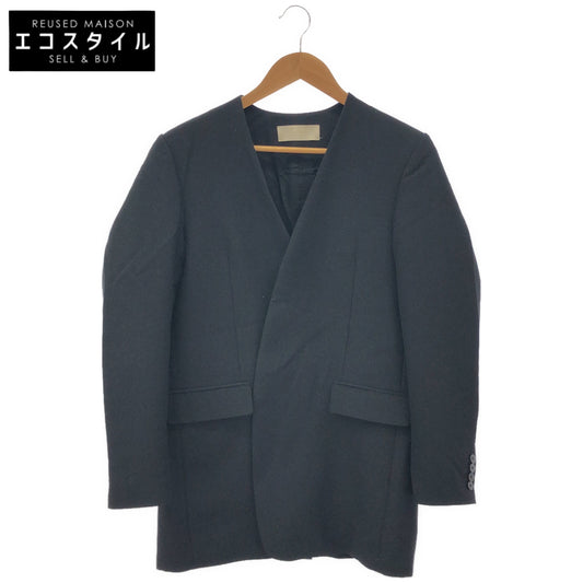 Plage プラージュ 24AW 24010922101030 ブラック カシミヤ混 Collarless Big ジャケット トップス