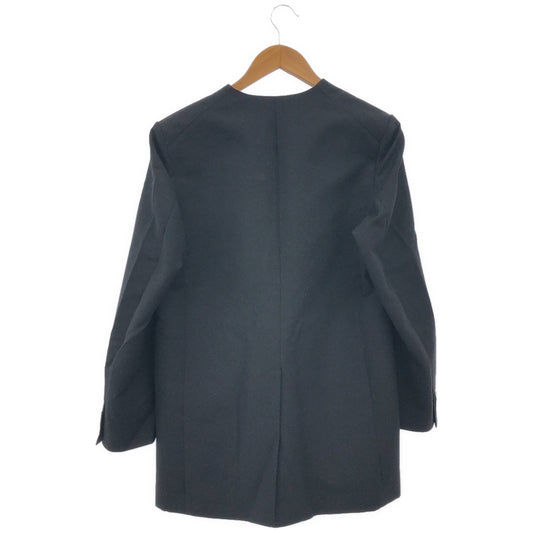 Plage プラージュ 24AW 24010922101030 ブラック カシミヤ混 Collarless Big ジャケット トップス