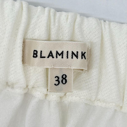 BLAMINK ブラミンク 7924-2-000032 ホワイト コットン×ナイロン BLMK ドロストスカート スカート