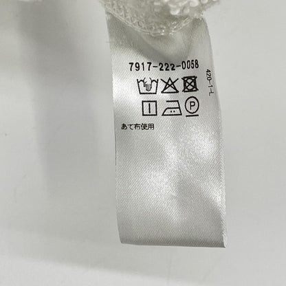 BLAMINK ブラミンク 7917-222-0058 ホワイト コットン 吊裏毛ロゴショートスリーブプルオーバー トップス