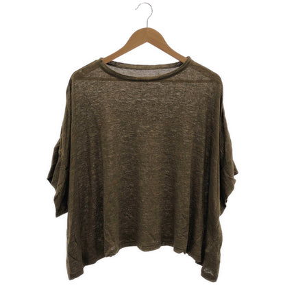 nest Robe ネストローブ 26SS 01262-1128 カーキ リネンジャージープルオーバー トップス