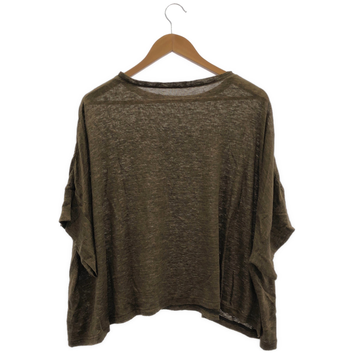 nest Robe ネストローブ 26SS 01262-1128 カーキ リネンジャージープルオーバー トップス