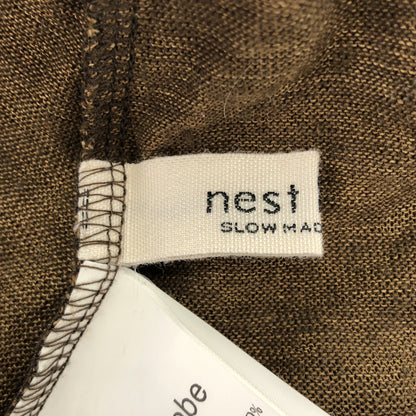 nest Robe ネストローブ 26SS 01262-1128 カーキ リネンジャージープルオーバー トップス