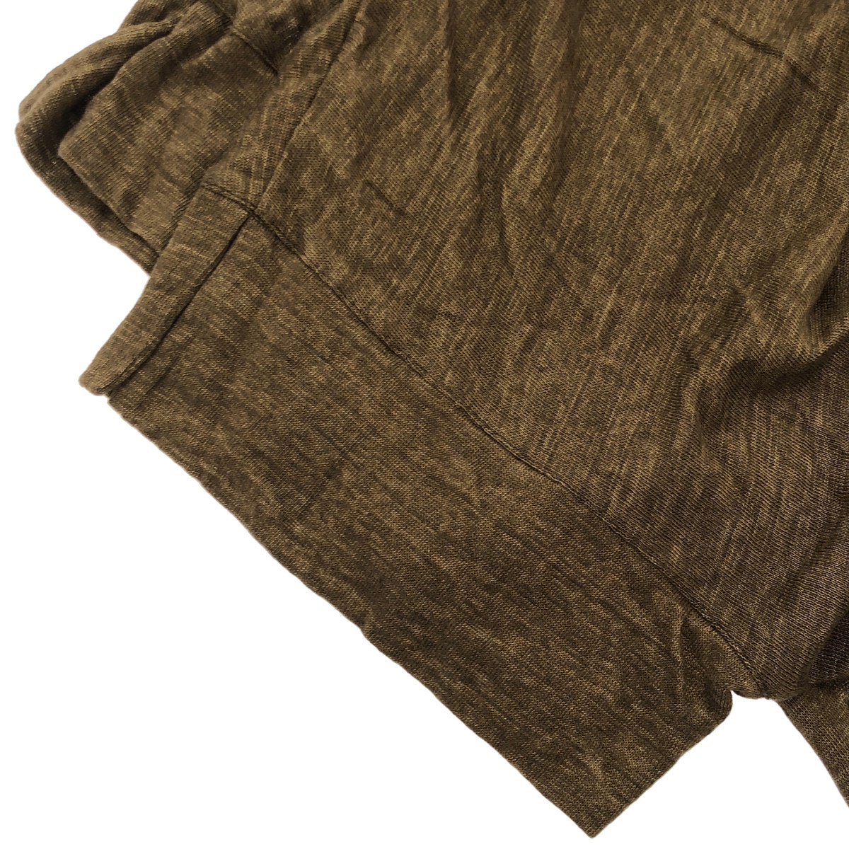 nest Robe ネストローブ 26SS 01262-1128 カーキ リネンジャージープルオーバー トップス