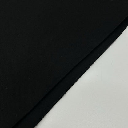 YOKOCHAN ヨーコチャン YCD-124-913 24SS ブラック ラッフルスリーブパールスリットラインドレス ワンピース