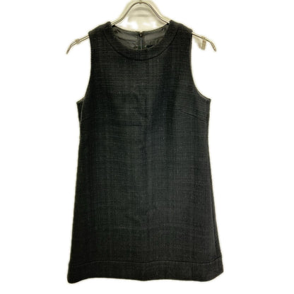 Theory セオリー 01-3105204 23年 ブラック Tonal Tweed SL Shift DR ツイードノースリーブミニワンピース ワンピース