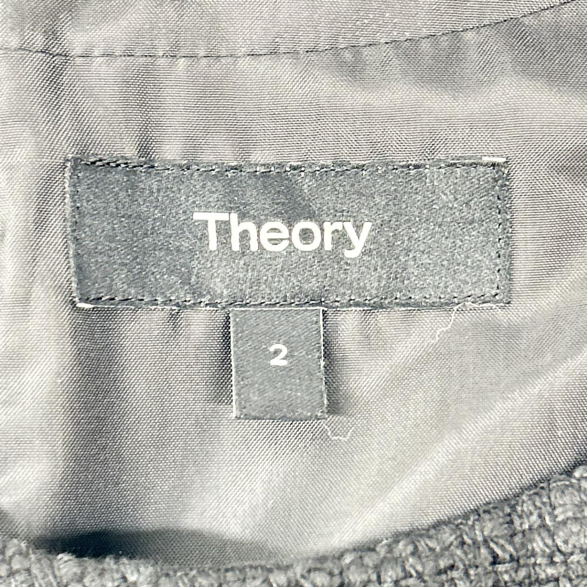 Theory セオリー 01-3105204 23年 ブラック Tonal Tweed SL Shift DR ツイードノースリーブミニワンピース ワンピース