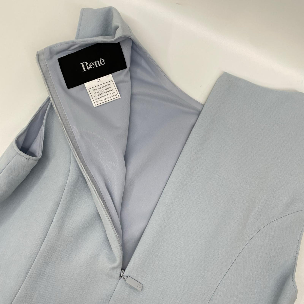 Rene ルネ 25SS 5516030 ライトブルーノースリーブワンピース ワンピース