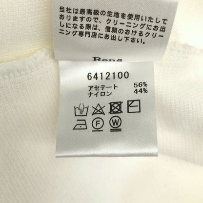 Rene ルネ 24SS ホワイト サイドスリット 長袖トップス トップス