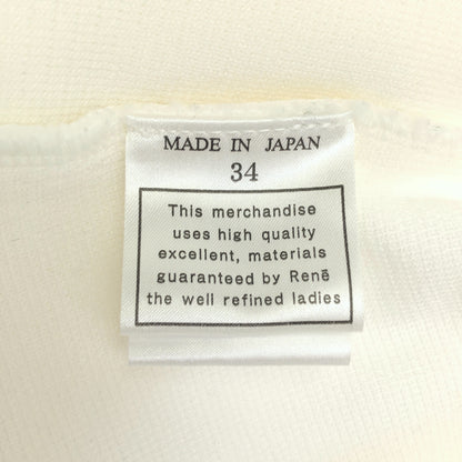 Rene ルネ 24SS ホワイト サイドスリット 長袖トップス トップス