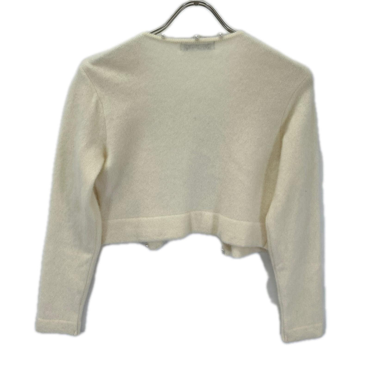 Rene ルネ 6242461 22AW アイボリー カシミヤ100 パールニットカーディガン トップス