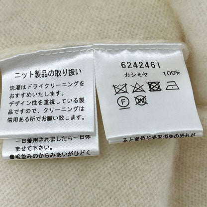 Rene ルネ 6242461 22AW アイボリー カシミヤ100 パールニットカーディガン トップス