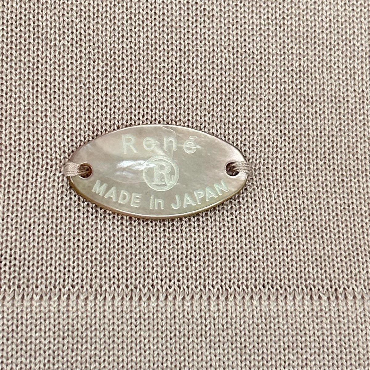 Rene ルネ 6132150 21AW ベビーピンク パールボタン フーディニットカーディガン トップス