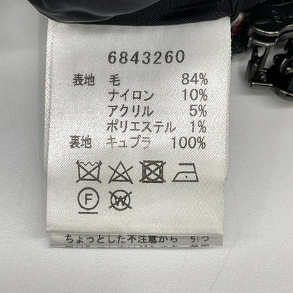 Rene ルネ 6843260 18AW マルチカラー ツイードジップアップノーカラージャケット ジャケット
