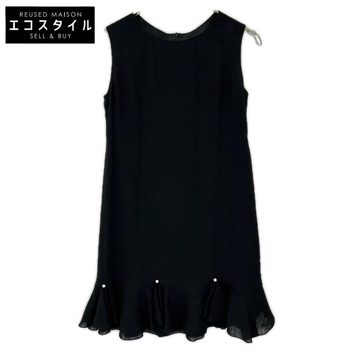 Rene basic ルネ ベーシック ブラック パールビーズ マーメイドワンピース ワンピース