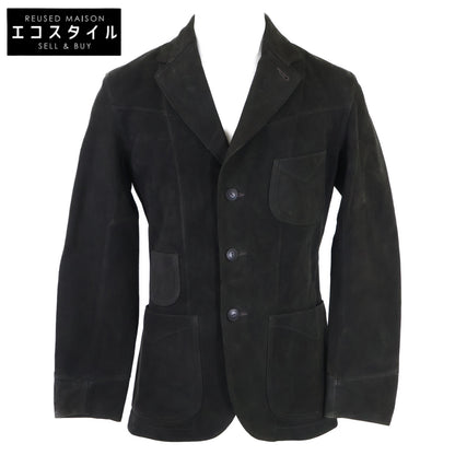 RRL ダブルアールエル 【美品/国内正規/24AW】782943886001 ヴィンテージ加工 羊革 スエード アンコンストラクテッド スポーツコート/ ジャケット