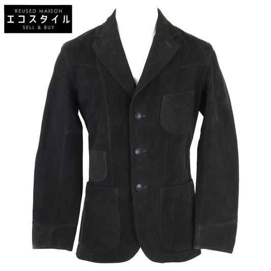 RRL ダブルアールエル 【美品/国内正規/24AW】782943886001 ヴィンテージ加工 羊革 スエード アンコンストラクテッド スポーツコート/ ジャケット