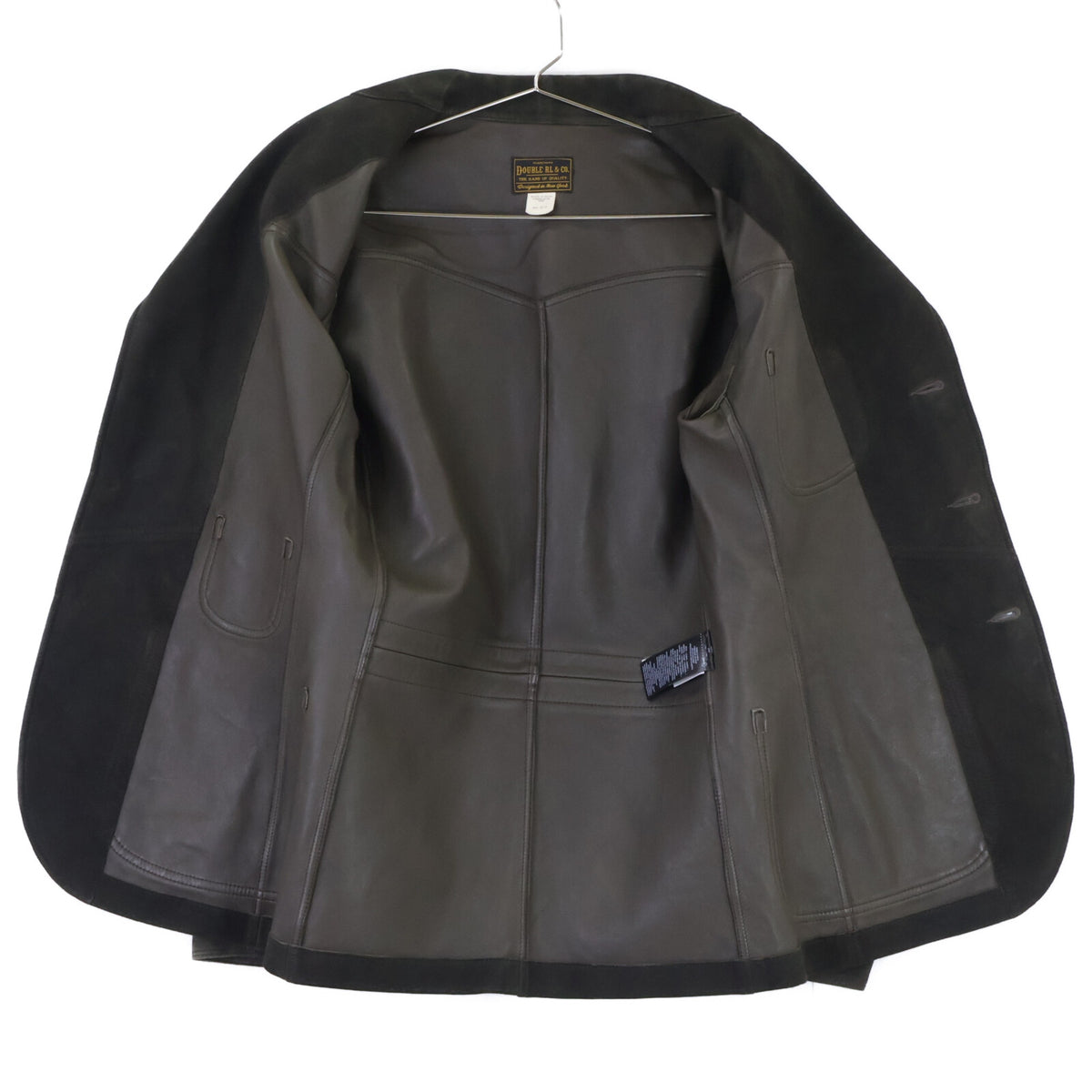 RRL ダブルアールエル 【美品/国内正規/24AW】782943886001 ヴィンテージ加工 羊革 スエード アンコンストラクテッド スポーツコート/ ジャケット