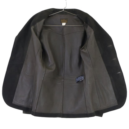 RRL ダブルアールエル 【美品/国内正規/24AW】782943886001 ヴィンテージ加工 羊革 スエード アンコンストラクテッド スポーツコート/ ジャケット
