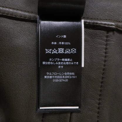 RRL ダブルアールエル 【美品/国内正規/24AW】782943886001 ヴィンテージ加工 羊革 スエード アンコンストラクテッド スポーツコート/ ジャケット