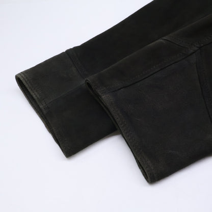 RRL ダブルアールエル 【美品/国内正規/24AW】782943886001 ヴィンテージ加工 羊革 スエード アンコンストラクテッド スポーツコート/ ジャケット