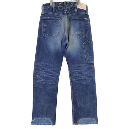 RRL ダブルアールエル 【国内正規】USA製 PP-PM-HS-0069 BALTIMORE 2nd ボルチモア2nd ヴィンテージ加工 バックルバック 月桂樹ボタン ボタンフライ デニムパンツ ボトムス