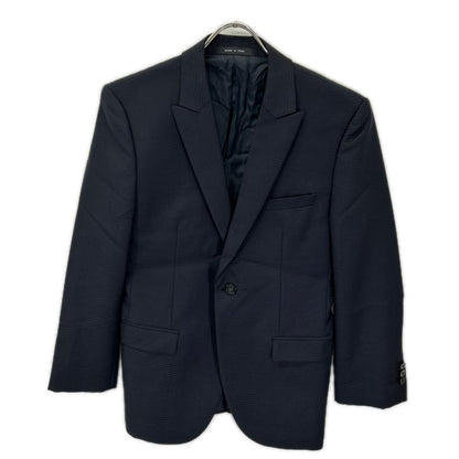 EMPORIOARMANI エンポリオアルマーニ EXCLUSIVE LINE W1V04E W1119 ダークネイビー ヴァージンウール×モヘア テーラードジャケット/スラックス セットアップ スーツ セットアップ