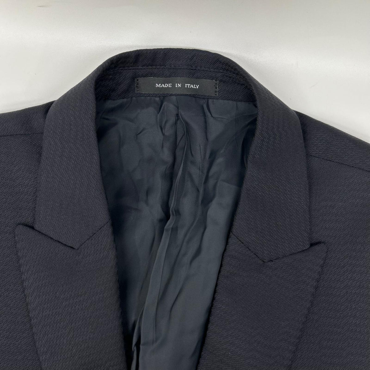 EMPORIOARMANI エンポリオアルマーニ EXCLUSIVE LINE W1V04E W1119 ダークネイビー ヴァージンウール×モヘア テーラードジャケット/スラックス セットアップ スーツ セットアップ