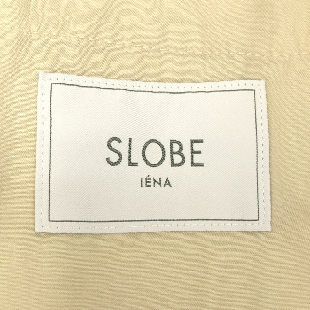 SLOBE IENA スローブイエナ 26年製 ベージュ リネンレーヨンシングルテーラードジャケット トップス
