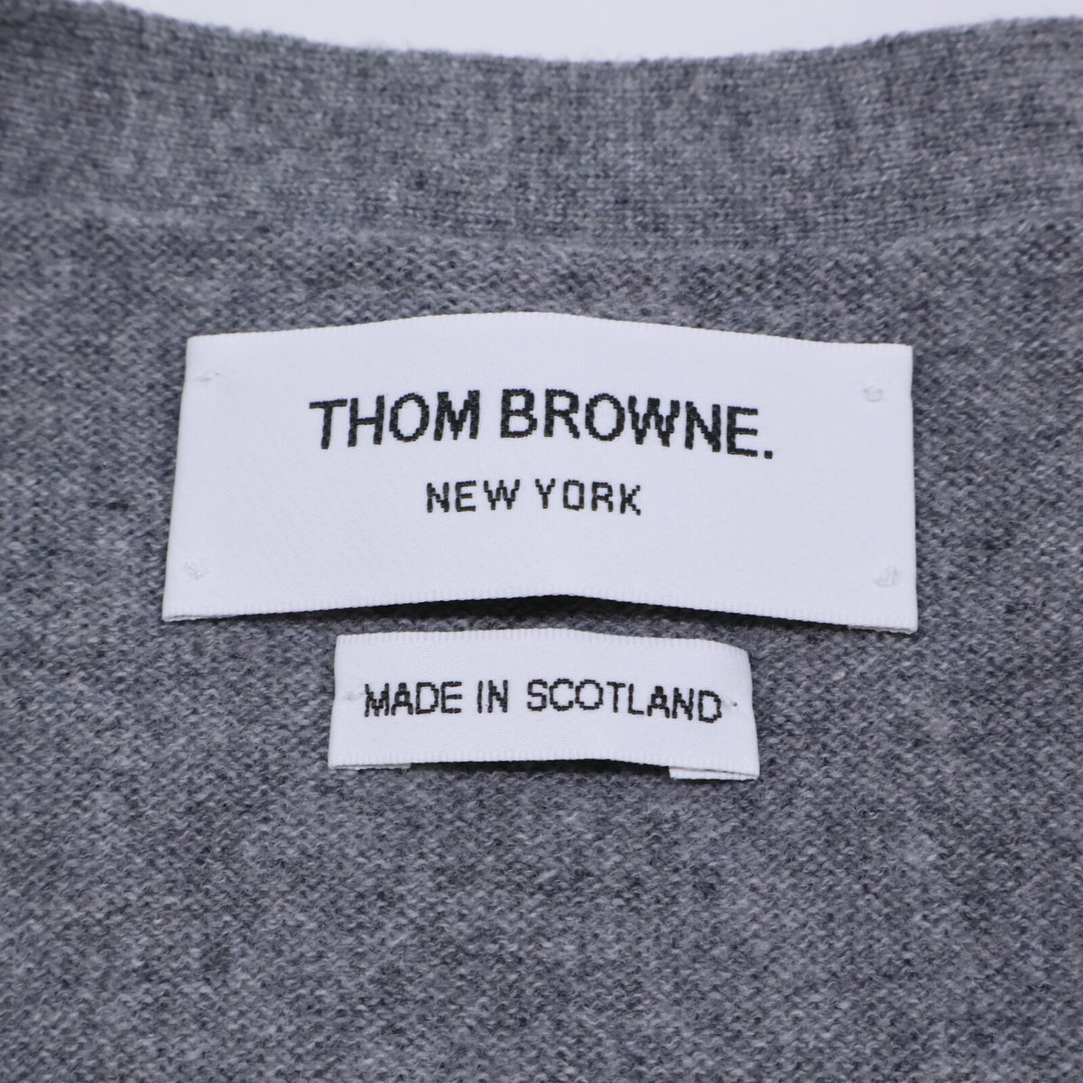 THOM BROWNE トムブラウン 【美品/国内正規】FKC001A カシミヤ 4-bar Vネック ニットカーディガン トップス