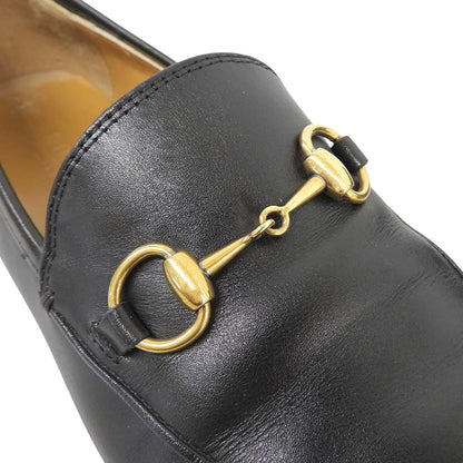 GUCCI グッチ ヨルダーン ホースビット レザー ローファー シューズ レディース 黒 ブラック 35 1/2 シューズ