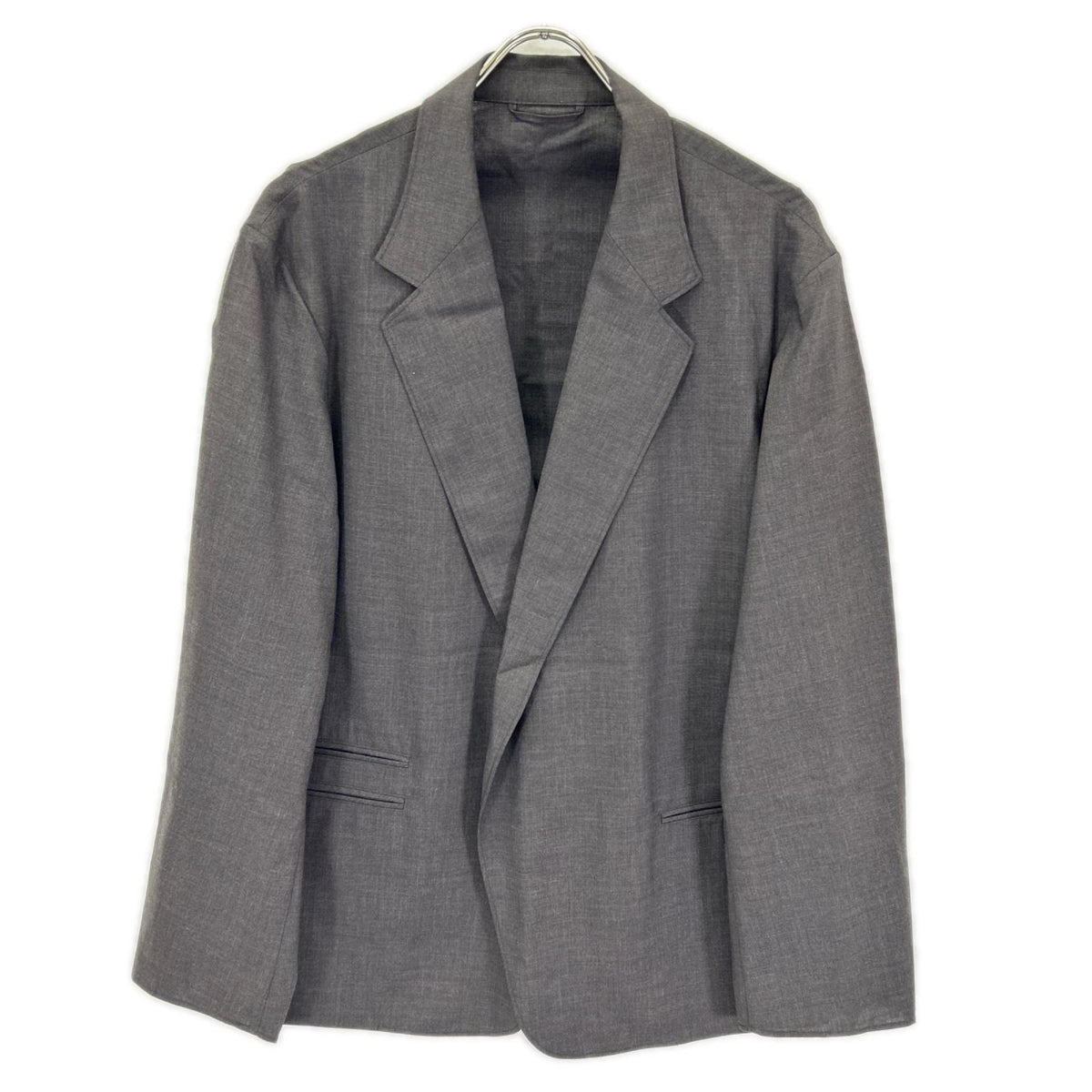 blurhms ブラームス BHS25S007WV 25SS ブラック Washed Wool Voile Cardigan Jacket カーディガン ジャケット トップス