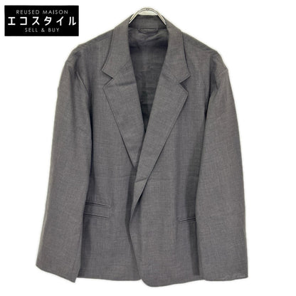 blurhms ブラームス BHS25S007WV 25SS ブラック Washed Wool Voile Cardigan Jacket カーディガン ジャケット トップス