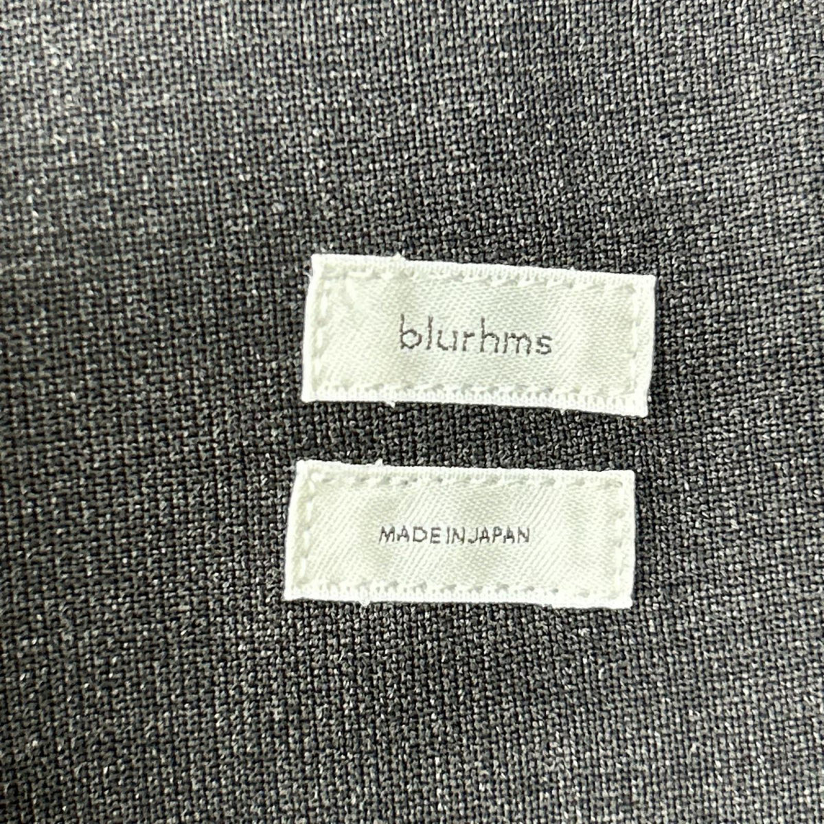 blurhms ブラームス BHS25S007WV 25SS ブラック Washed Wool Voile Cardigan Jacket カーディガン ジャケット トップス