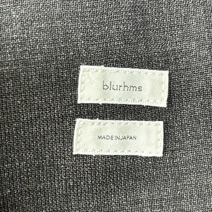 blurhms ブラームス BHS25S007WV 25SS ブラック Washed Wool Voile Cardigan Jacket カーディガン ジャケット トップス