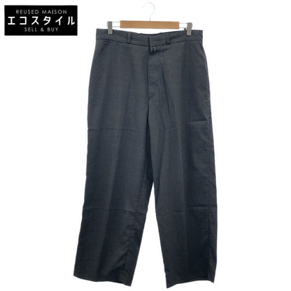 blurhms ブラームス BHS25S008 25SS ブラック Washed Wool Voile Trousers ウールトラウザーズ パンツ ボトムス