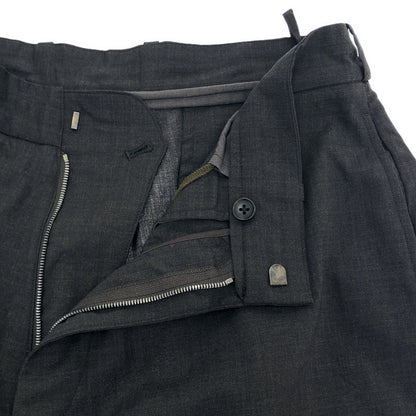 blurhms ブラームス BHS25S008 25SS ブラック Washed Wool Voile Trousers ウールトラウザーズ パンツ ボトムス