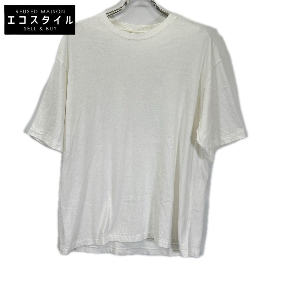 AURALEE オーラリー A26ST02PT 26SS ホワイト BRUSHED ORGANIC COTTON JERSEY TEE Tシャツ トップス